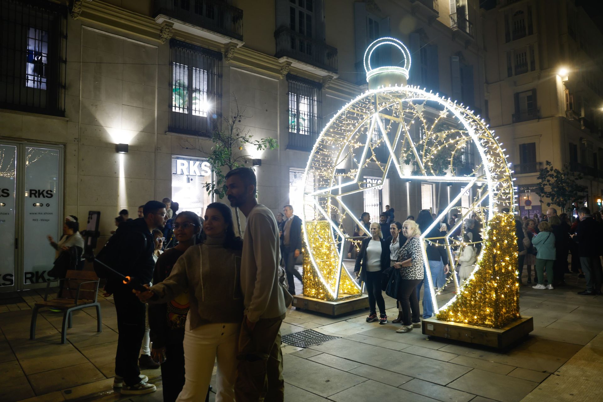 Malaga&#039;s big Christmas switch-on - in pictures